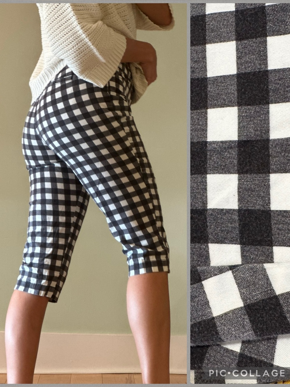 St. John’s Bay Checkered Cropped Pants